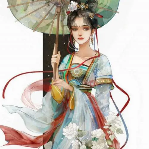 唯美高清古风头像动漫女生第1张