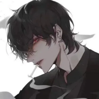 手绘二次元超酷超帅男生头像第1张