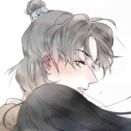 古风头像情侣红裳白衣第1张