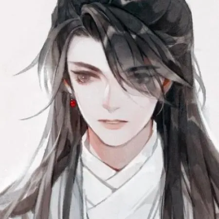 气手绘古风二次元男生头像第1张
