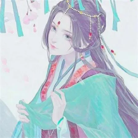 微信手绘古风头像女第1张