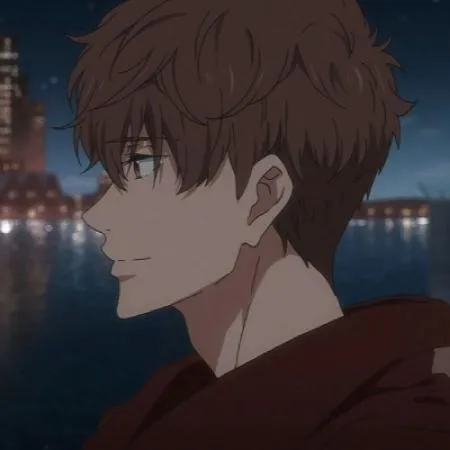 高清棕头发动漫男生帅气头像第1张