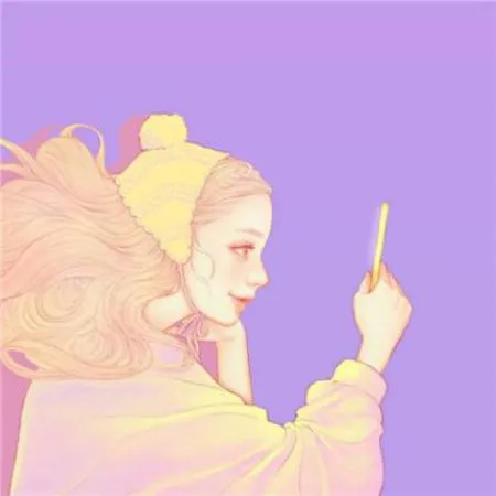 手绘情侣头像一男一女高清第1张