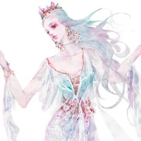 美若天仙插画女生头像第1张