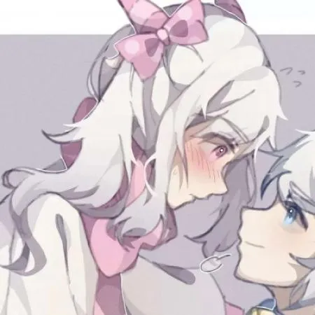 动漫手绘情侣头像第1张