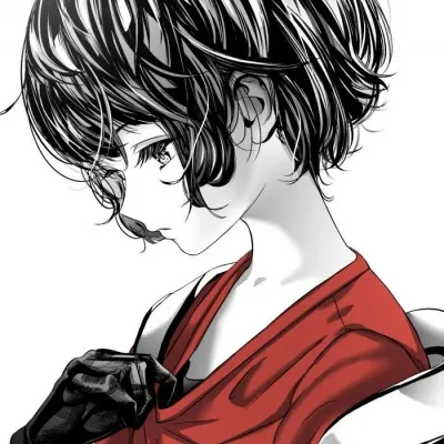 好看插画微信头像唐崎夜雨二次元头像女第1张