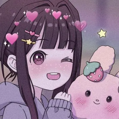 可爱呆萌女生头像动漫第1张