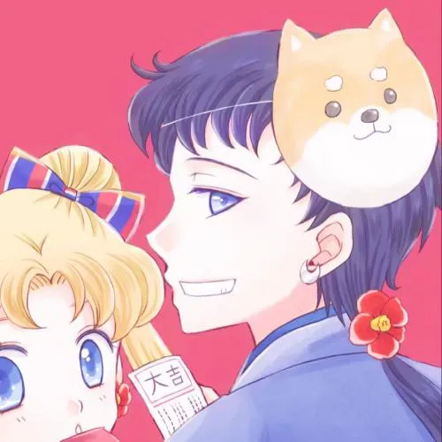 2021霸气情侣头像超拽高冷一男一女动漫图片第1张