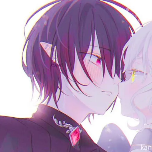 罕见的动漫情侣头像第1张