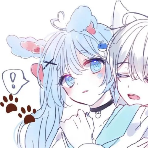 情侣头像一男一女动漫第1张