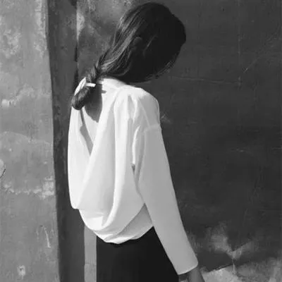 qq头像霸气黑白女生高冷第1张