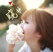 甜美带字的qq姐妹头像一左一右第1张