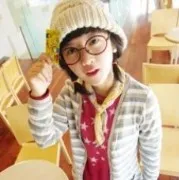 眼镜女生高清QQ头像第1张