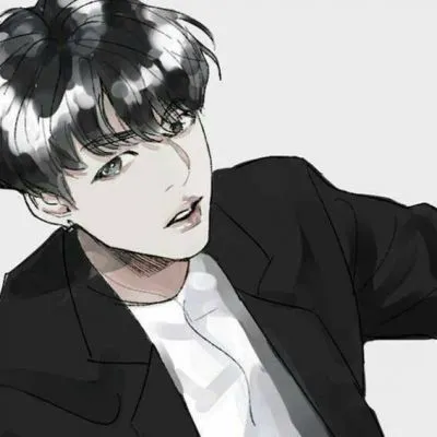 qq头像帅哥侧脸手绘最新版第1张