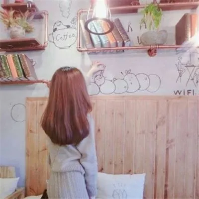 微信美女头像背影长头发唯美第1张