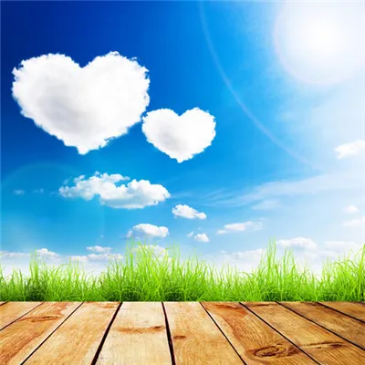 微信头像风景蓝天草地第1张