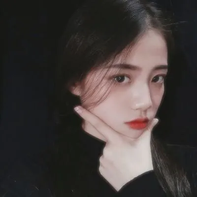 呆萌的少女头像图片第1张