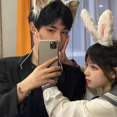 很温柔的情头真人好看的一对第1张