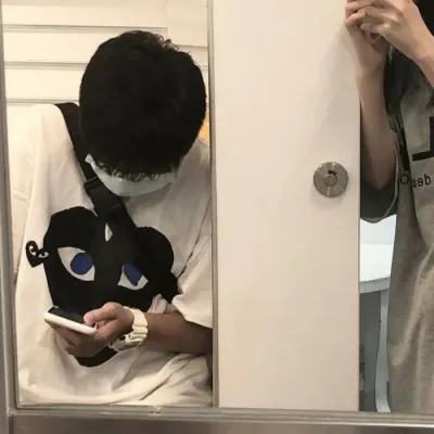 很可爱的学生党的真人情侣头像2021第1张