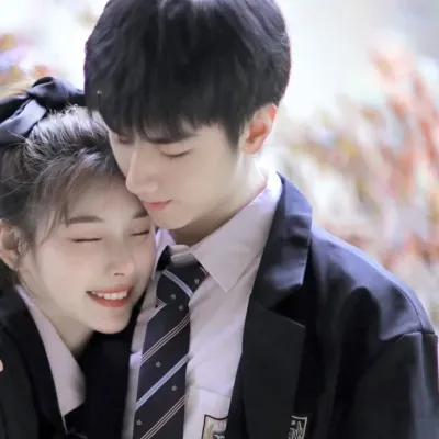 校园情头ins风超级甜蜜真人一人一张第1张