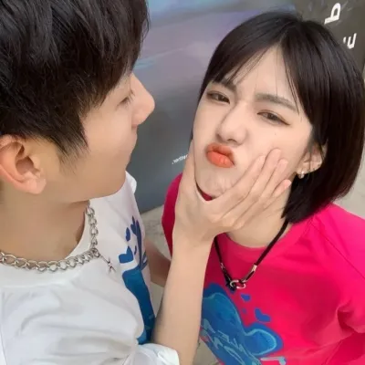 最新版快手真人又很好看的情头第1张