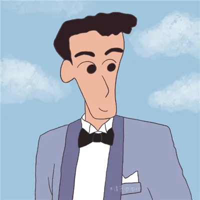 小新一家超萌的又很可爱的情侣头像第1张