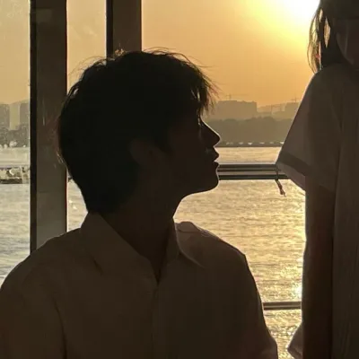 高质量情头ins双人一左一右高清图片第1张