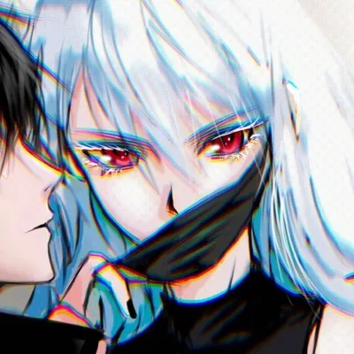 高清霸气黑暗冷酷动漫情侣头像一对第1张