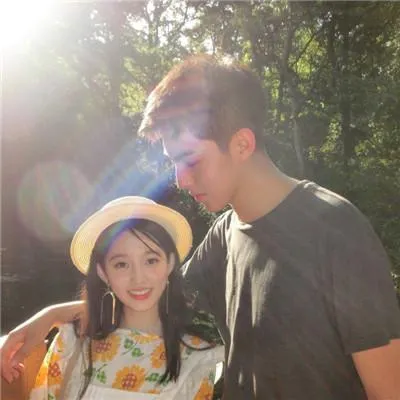唯美小清新情侣头像图片一对第1张