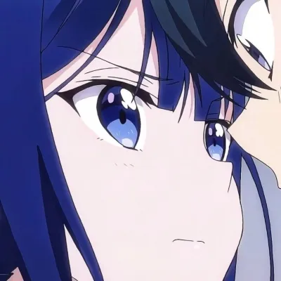 动漫男女对视情侣头像第1张