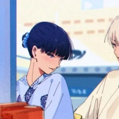 超甜超暧昧的动漫情头图片第1张