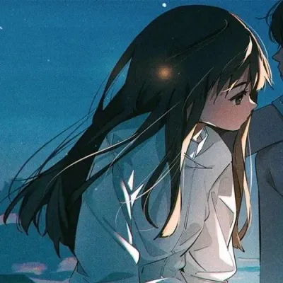 恋人专用动漫情侣头像,高清超火的动漫恩爱情侣头像ins风格图片第1张