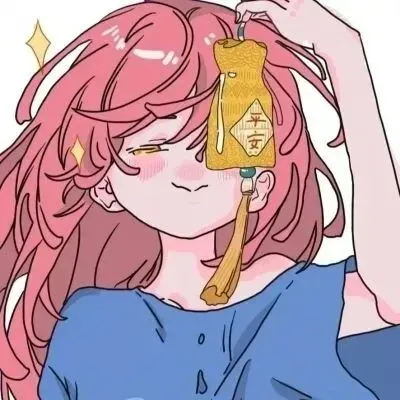 可爱情侣头像萌萌哒一男一女,卡通呆萌一男一女最火的高清头像图第1张