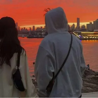 清新诗意情头一对两张图片第1张