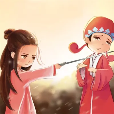 情侣头像图片一对与众不同的第1张