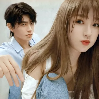 清纯甜美qq情侣头像图片第1张