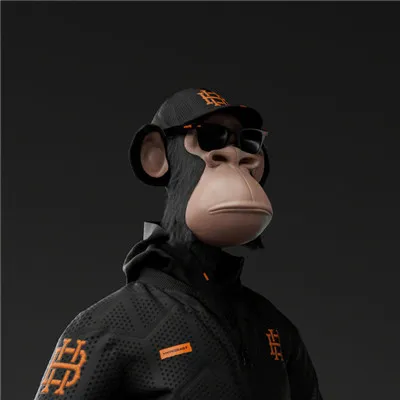 帅到炸的全猿黑化NFT头像图片第1张