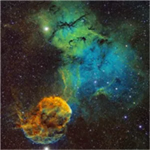 颜色灿烂的星空闪耀图片头像第1张