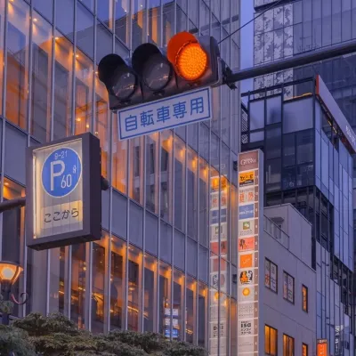 日系城市风景背景图片头像第1张