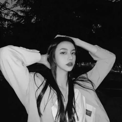 超拽霸气女生头像黑色第1张