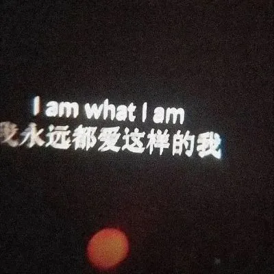 2021个性又很简约的带字好看的头像第1张