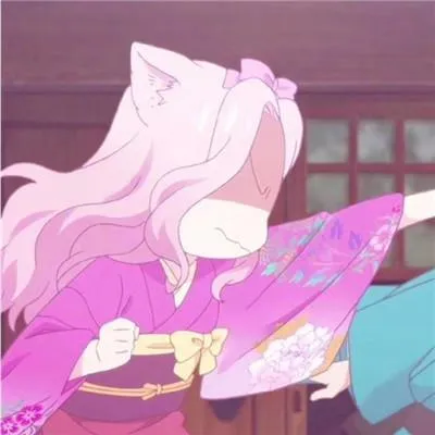 卡通情头超萌一男一女二次元第1张