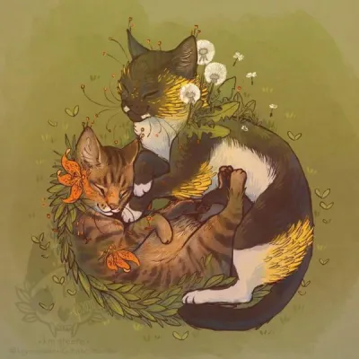 手绘动物插画系头像第1张