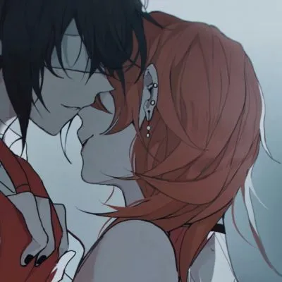 好看的动漫精美的双人情头图片第1张