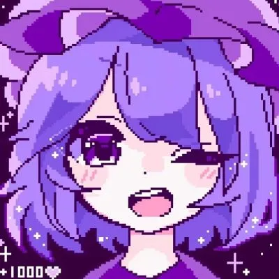 风格独特个性像素动漫头像女第1张