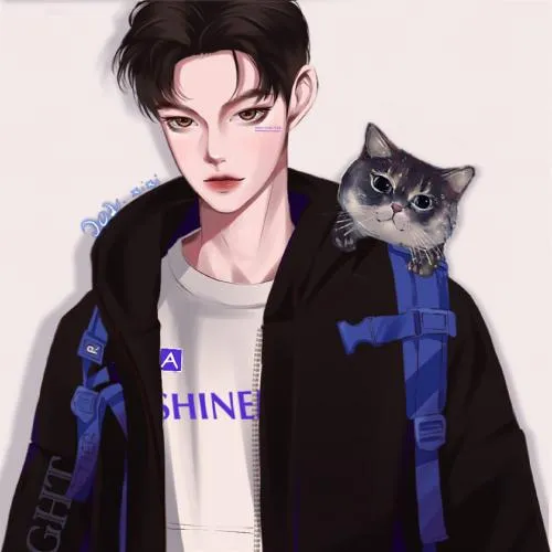 唯美男生动漫头像侧面帅气第1张