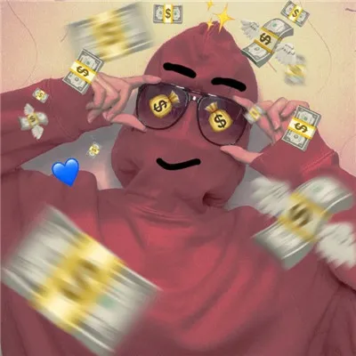 满眼都是钱的微信可爱头像2021第1张