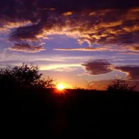 唯美日落风景头像第1张