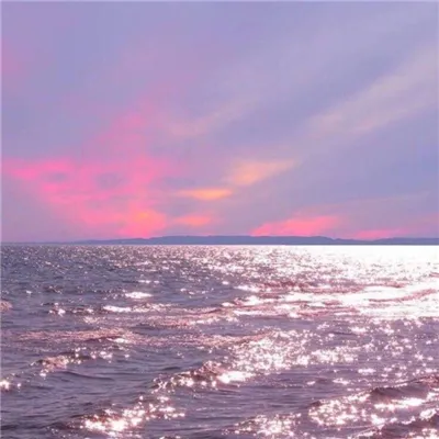 最新粉色天空头像意境唯美大图第1张