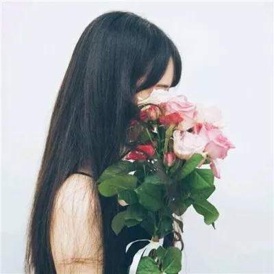 女生侧面头像唯美长发头像精选第1张